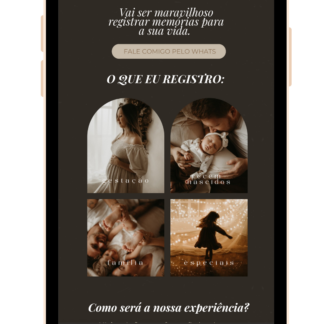 BIO PARA INSTAGRAM - TEMPLATE CANVA 2026 - ANA E BOB RETRATOS